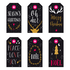 Collection of Christmas gift tags