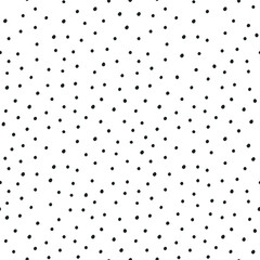 Hand drawn seamless Polka dot pattern - 95103819