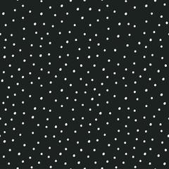 Hand drawn seamless Polka dot pattern - 95103874