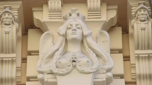 Art deco archtecture in Riga, Latvia 4