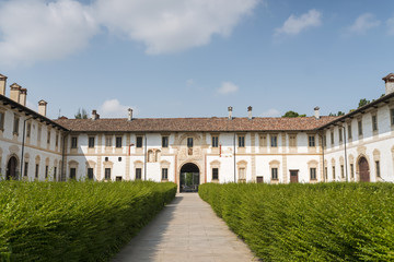 Fototapeta na wymiar Certosa di Pavia (Lombardy, Italy)