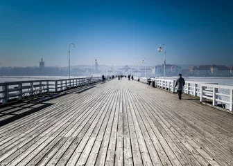 Photo sur Plexiglas La Baltique, Sopot, Pologne Pier dans la ville de Sopot, Pologne