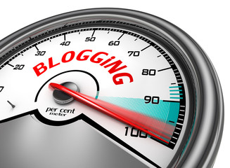 Blogging to hundred per cent conceptual meter