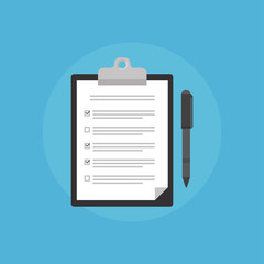 Survey vector icon