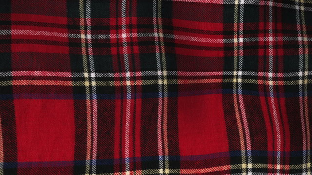 Plaid Wool Red Cloth Material Texture Seamless Looped Background