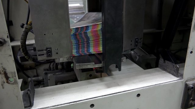 automatic machine magazine newspaper, offset and web 