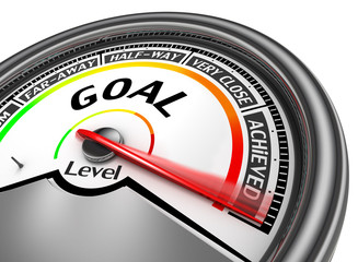 Goal achieved modern conceptual meter