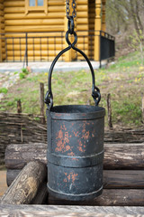 Fototapeta premium Old water bucket