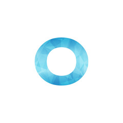 a-z triangle abstrack letter logo