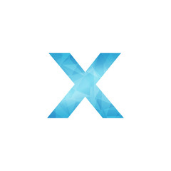 a-z triangle abstrack letter logo