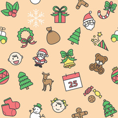 christmas background, seamless