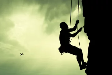 Fototapeten man climber © adrenalinapura