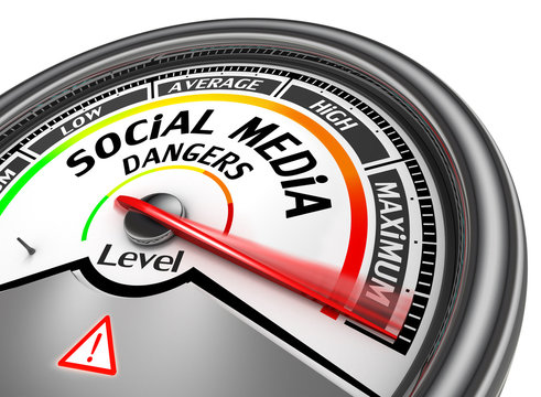 Social media dangers level to maximum modern conceptual meter