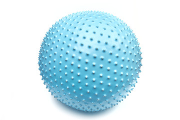 gymnastic ball on the white background