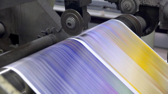 Web set offset print shop newspapers Printing, 