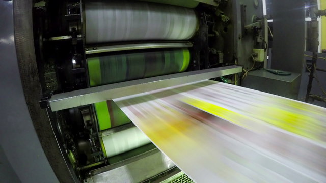 printing plant production process. LOOP