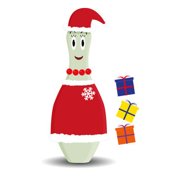 Skittle Santa wife character