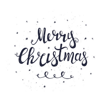 Merry Christmas Typographical Background
