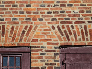 Dutch Brick Work On Old Hudson Valley Dutch Home