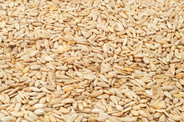 texture of the cleaned-sunflower seeds