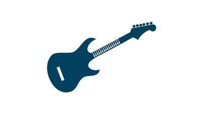 Watching / playing music with drums and guitars, musical instruments vector