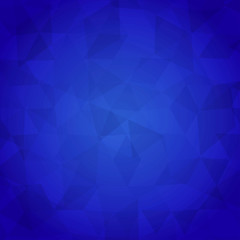 Obraz premium abstract geometric background of triangles on colorful blue fond