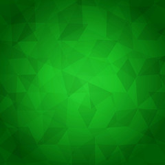 Fototapeta na wymiar abstract geometric background of triangles on colorful green fond