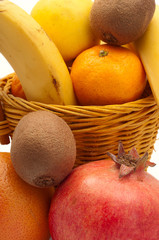 exotic fruits in a basket