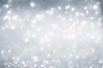 New Year shiny background. Abstract silver background with copy space