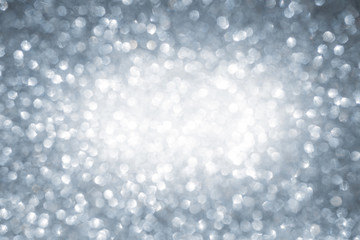 New Year shiny background. Abstract silver background with copy space