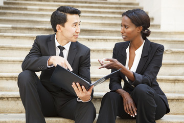 Legal Professionals on Steps