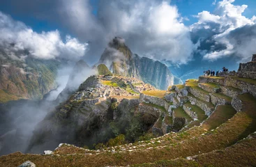 Crédence de cuisine en verre imprimé Machu Picchu Machu Picchu, UNESCO World Heritage Site. One of the New Seven W