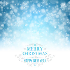 Christmas Greeting Card - Illustration. Vector illustration of Christmas Background.