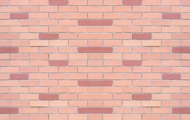 Closeup red brick wall texture background