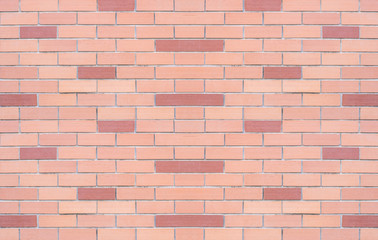 Closeup red brick wall texture background