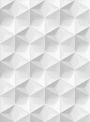 White Stars and Hexagon background