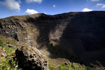 The Crater of Mount Vesuvius