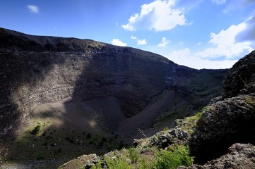 The Crater of Mount Vesuvius