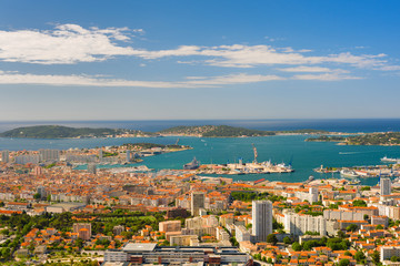 Toulon in a summer morning