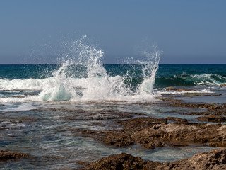 Rough Mediterranean Sea