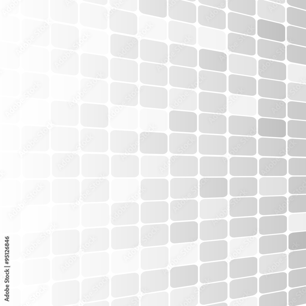 Poster vector : abstract gray square with perspective on white backgrou
