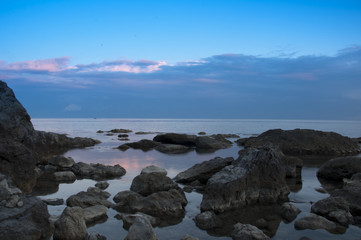 sunset in Black Sea
