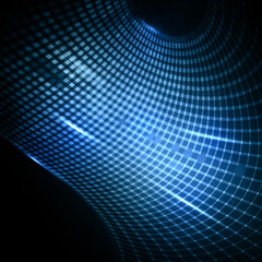 Fototapeta premium Abstract futuristic illustration.