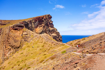 Obraz premium Madeira, bay at Ponta de Sao Lourenco