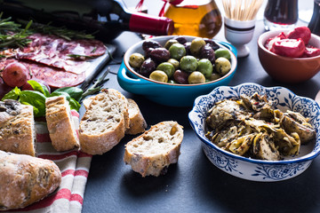 party food, spanish tapas