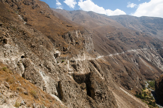 Dangerous Road to San Pedro de Casta - Peru