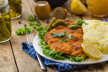 Wiener Schnitzel, delicious schnitzel