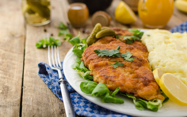 Wiener Schnitzel, delicious schnitzel