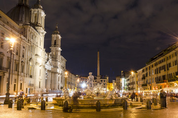 Fototapeta na wymiar Piazza Navona, Roma. Italy