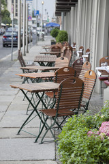 Cafe Terrace Table and Chairs, Berlin